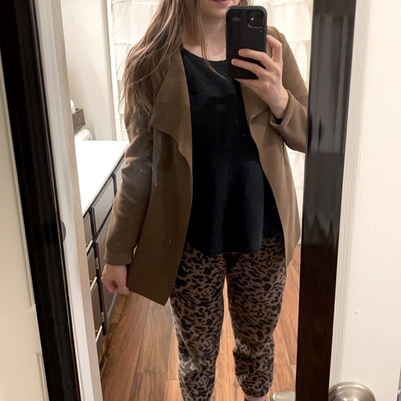 🎉SALE🎉 EILEEN FISHER Wool Cardigan Brown Size Medium - Picture 1 of 15